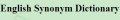 English Synonym Dictionary